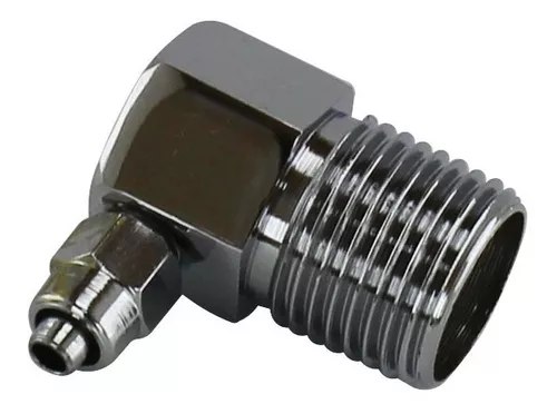 Niple 1/2 com saída para mangueira 1/4