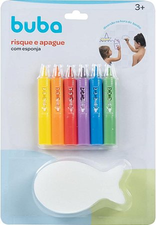 Risque e apague com esponja