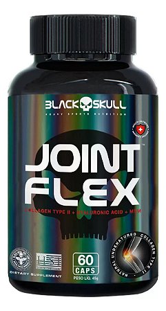 Joint Flex Colageno Com Ácido Hialurônico Black Skull Sabor Sem Sabor