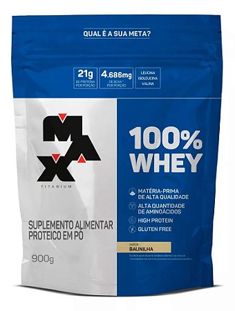 100% Whey Protein Concentrado 900g