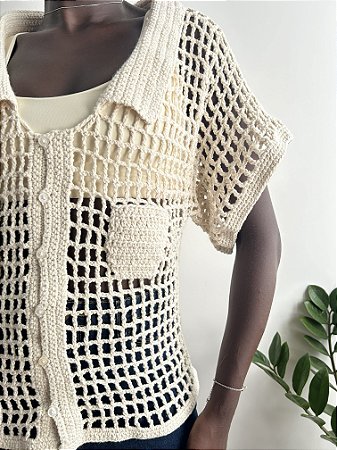 Camisa de Crochê