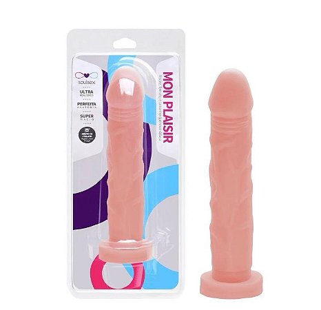 Prótese Maciça Realística 18,5 X 3,5Cm Soulsex