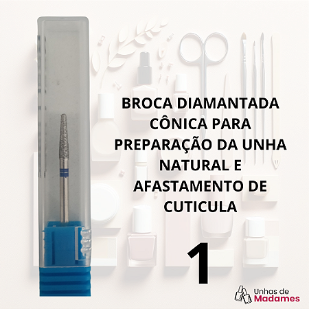 BROCA DE MANICURE - PARA PREPARAÇÃO DA UNHA