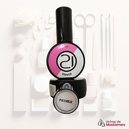 PRIMER SEM ÁCIDO NAILS 21 - DESENGORDURANTE E DESIDRATANTE (12ML)