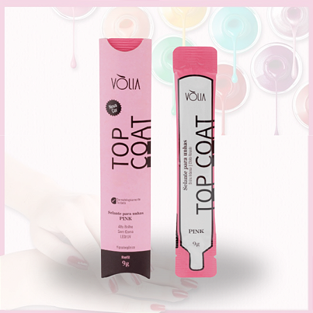 TOP COAT PINK SACHÊ VÓLIA