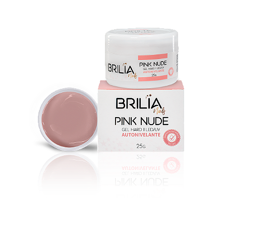 GEL PINK NUDE AUTONIVELANTE 25G BRILIA NAILS