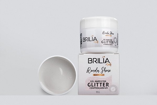 GEL GLITTER RENDA SHINE 15G BRILIA NAILS