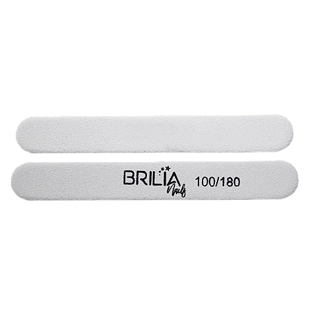 LIXA RETA SLIM 100/180 BRILIA NAILS - UN