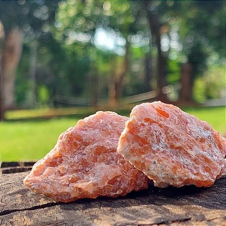 Calcita Laranja Bruta