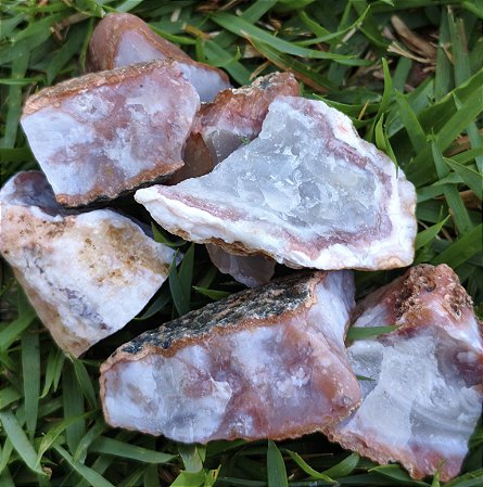 Ágata de Fogo Bruta