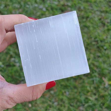 Cubo de Selenita Branca 845g