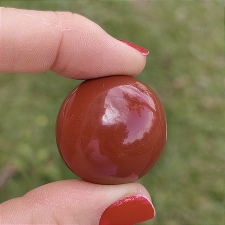 Esfera de Jaspe Vermelha - 20 a 40g