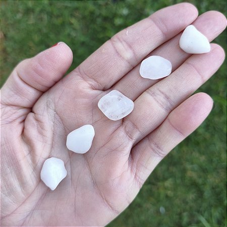 Quartzo Leitoso Rolado