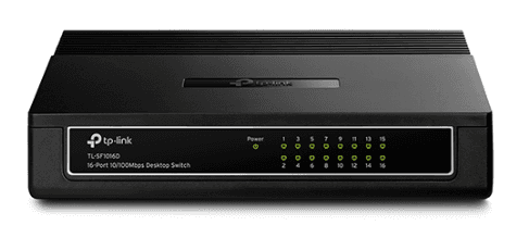 SWITCH 16 PORTAS 10/100 - Marca TP-LINK - Modelo TL-SF1016D