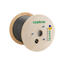 Cabo Óptico DROP Compacto - Marca INTELBRAS - Modelo 1 km CFOAC-BLI A/B-CM-01-FO-CO-LSZH