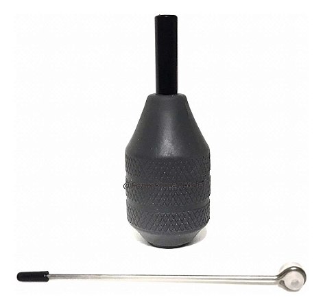 Grip c/haste p/cartucho descartável de tattoo - pcte.c/10