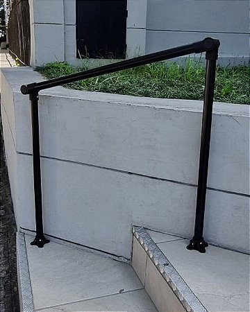 Corrimão escada Slim 1M/Preto