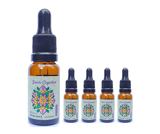 Z_Kit Presente - 5 Blends de Óleos Essenciais Saúde Cognitiva R$79,76 por frasco de 20ml cada