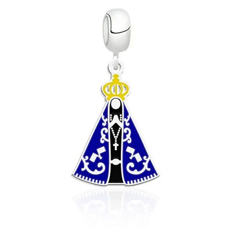 Berloque Nossa Senhora Aparecida Prata 925