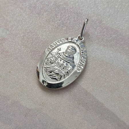 Pingente São Frei Galvão Prata 925