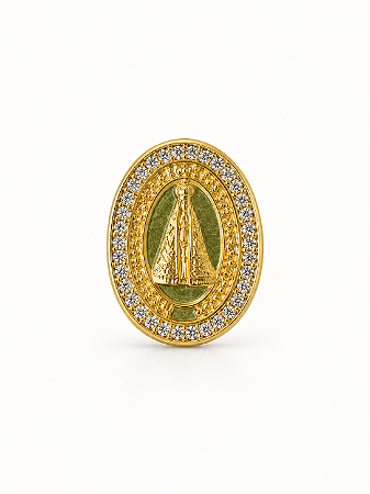 Gargantilha Pingente Nossa Senhora Aparecida