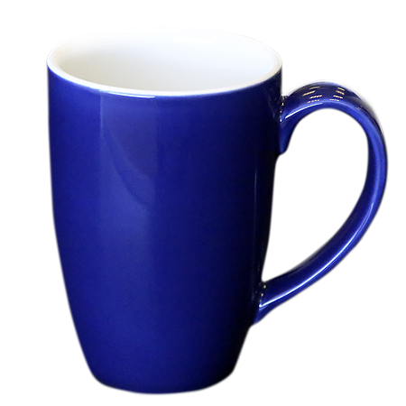 CANECA PORCELANA EM 2 CORES - 7 DIAM X 10,7 CM H - 300 ML -  LINHA BANQUET