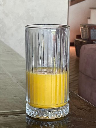 JOGO 4 COPOS VIDRO LONGDRINK - 145 H X 72 DIAM MM - 365 ML - LINHA ELYSIA