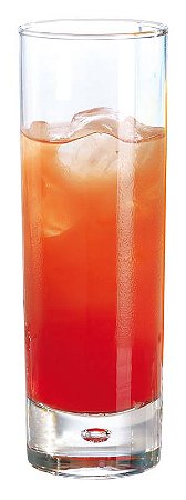 JOGO 6 COPOS VIDRO TUBO PEQUENO - 156,5 H X 53,5 / 53,5 DIAM MM - 230 ML - LINHA DISCO