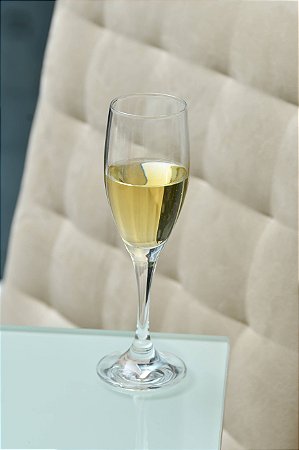 JOGO 6 TAÇAS CRISTAL CHAMPAGNE / COQUETEL / ESPUMANTE - 181 H X 61 DIAM MM - 142 ML  - LINHA MONDIAL