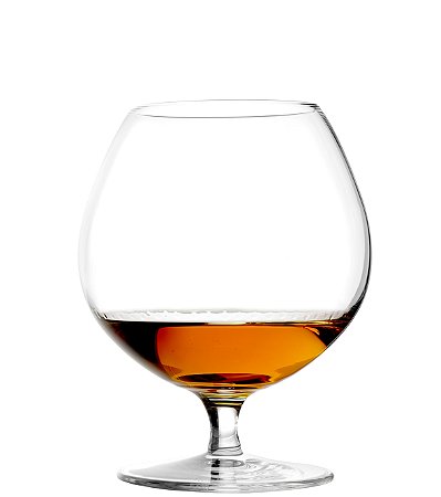 JOGO 6 TAÇAS CRISTAL CONHAQUE  - 134 H X 105 DIAM MM - 585 ML - LINHA BAR