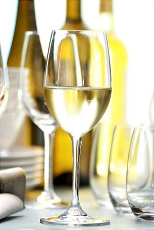 JOGO 6 TAÇAS CRISTAL VINHO BRANCO - 213 H X 79 DIAM MM - 360 ML - LINHA EVENT