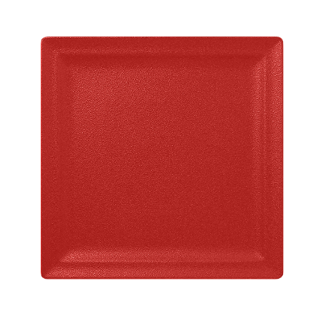 PRATO PORCELANA RASO QUADRADO - 27 X 27 CM - COR VERMELHO - LINHA NEO FUSION