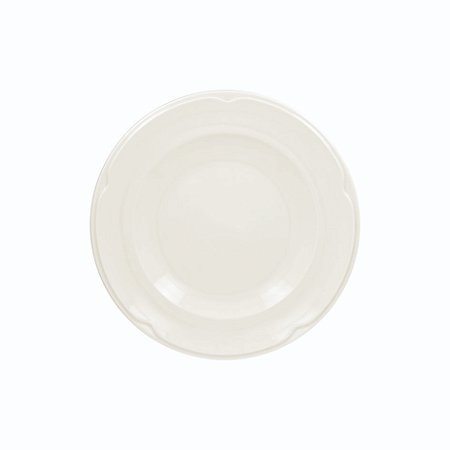 PRATO PORCELANA REDONDO RASO COM RELEVO - 31 CM - LINHA ANNA