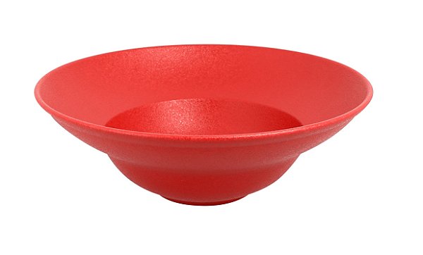 PRATO PORCELANA EXTRA FUNDO REDONDO - 26,1 X 8,8 CM H - 500 ML - COR VERMELHO - LINHA NEO FUSION