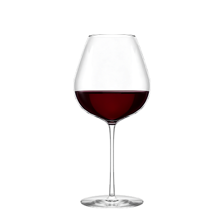 JOGO C/ 6  TAÇAS CRISTAL VINHO TINTO BORGONHA 254 H X 112 DIAM MM - 807 ML - LINHA FINO