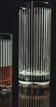JOGO 6 COPOS CRISTAL LAPIDADO - 405 ML - LONGDRINK - 165 H x 66 D MM - LINHA SOHO
