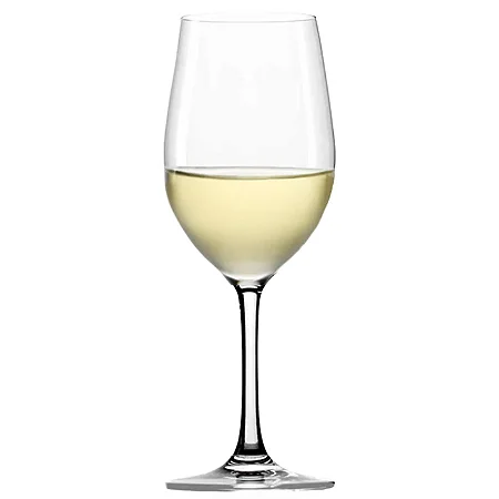 JOGO 6 TAÇAS CRISTAL VINHO BRANCO - 206 H X 78 DIAM MM - 370 ML - LINHA CLASSIC LONG LIFE