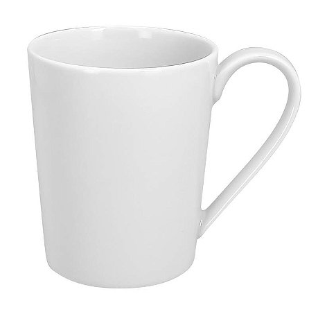 CANECA PORCELANA BRANCA POLARIS - 8,4 CM DIAM X 10,6 CM H - 360 ML -  LINHA ACCESS