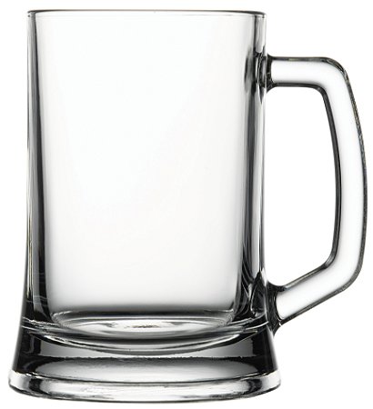 CANECA VIDRO CERVEJA - 134,7 H X 85 DIAM MM - 500 ML - LINHA PUB