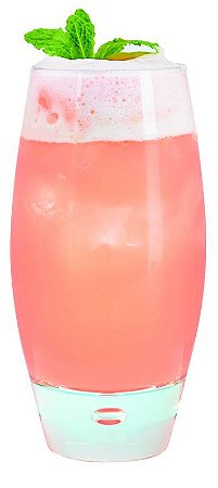 JOGO 6 COPOS VIDRO LONGDRINK  - 100 H X 74 / 84 DIAM MM - 310 ML - LINHA ODEO
