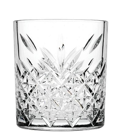 JOGO 6 COPOS VIDRO WHISKY / DRINKS 96 H X 85.5 DIAM MM - 345 ML - LINHA TIMELESS