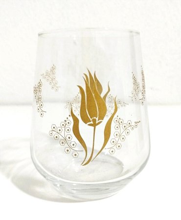 JOGO 3 COPOS VIDRO ÁGUA COM DECORAÇÃO - 109.5 H X 89 DIAM MM - 425 ML - LINHA ALLEGRA