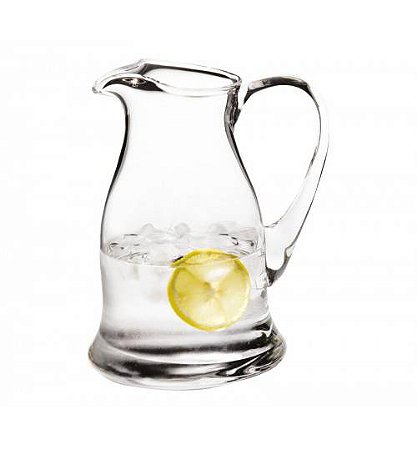 JARRA CRISTAL COM ALÇA 240 H X 153 DIAM - 1.5 LITRO - LINHA NUDE CANTHARUS