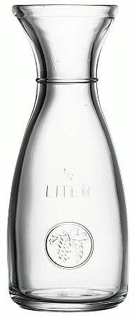 JARRO VIDRO CARAFE 213 H X 86 DIAM MM - 500 ML - LINHA BACCHUS