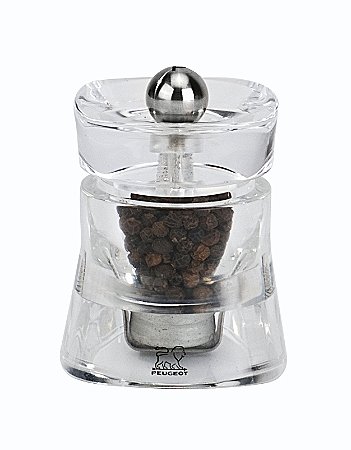 MOEDOR PIMENTA EM ACRILICO TRANSPARENTE - 8 CM - LINHA BALTIC