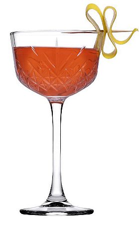 JOGO 6 TAÇAS VIDRO COQUETEL / DRINKS - 156 H X 83 DIAM MM - 160 ML - LINHA TIMELESS NICK E NORA