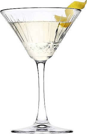 JOGO 6 TAÇAS VIDRO MARTINI / COQUETEL 172 H X 116 DIAM MM - 220 ML - LINHA ELYSIA
