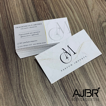 Cartão de Visita em Couché Brilho 4x4