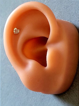 Brinco Pingo Coração pequeno