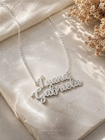 Colar personalizado nome composto